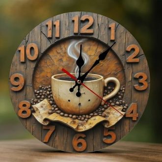 Handcrafted Wooden Wall Clock | Designer Rustic & Modern Wooden Clocks for Home Décor