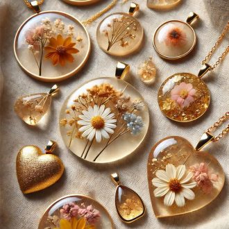 Handmade Resin Jewellery Set for Women – Stylish Earrings, Necklace & Accessories | Lightweight Designer Fashion Jewellery