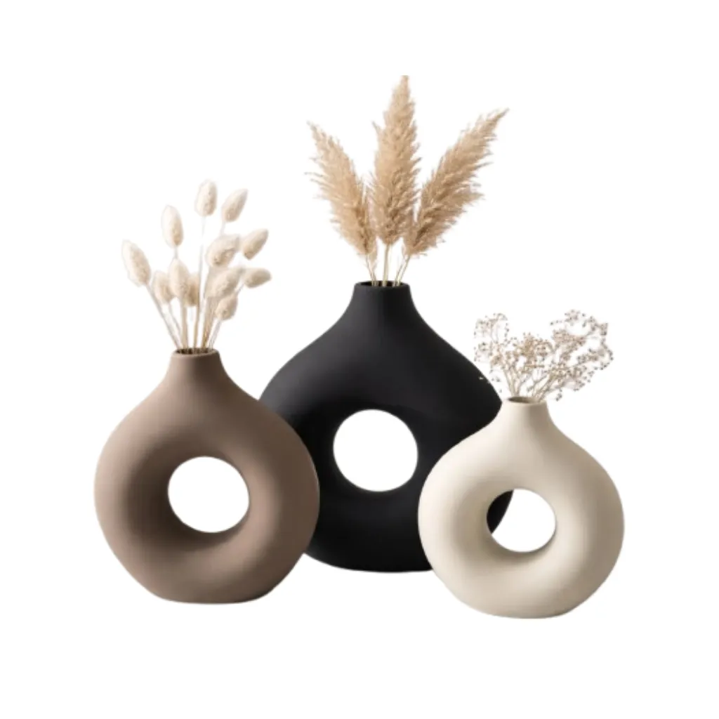 Premium Decorative Flower Vase for Home & Office Décor | Modern Elegant Centerpiece Vase - Image 5