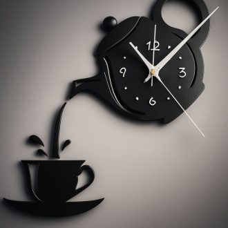 Modern Acrylic Wall Clock for Home Décor | Designer Silent Wall Clock with Premium Finish