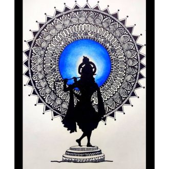 Handcrafted Mandala Art Wall Décor – Vibrant Geometric Painting for Home & Office | Spiritual & Modern Art