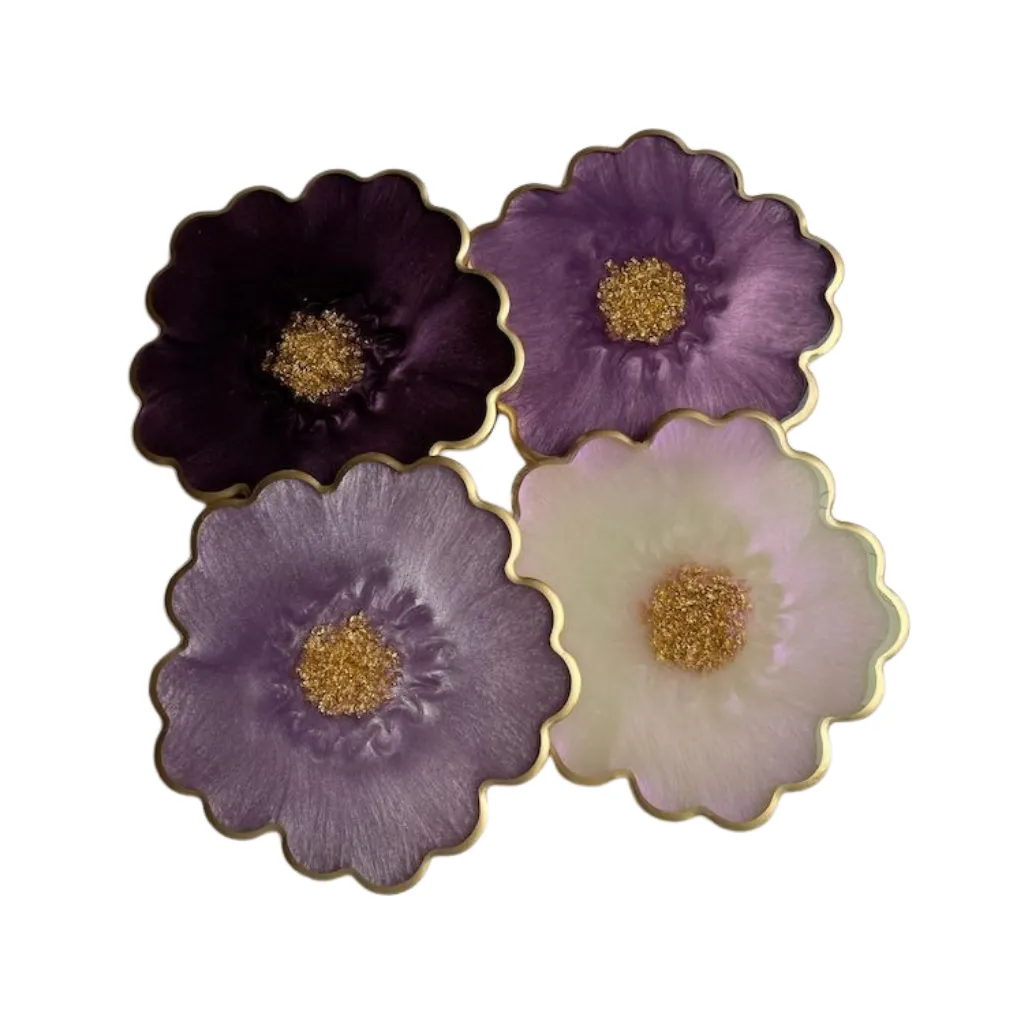 Decorative Drink Coasters Set for Dining Table & Home Décor | Heat Resistant Cup Coasters - Image 11
