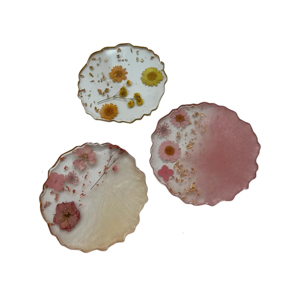 Decorative Drink Coasters Set for Dining Table & Home Décor | Heat Resistant Cup Coasters - Image 13