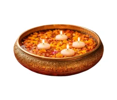 brass urli bowl