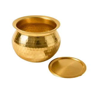brass handi cooking pot