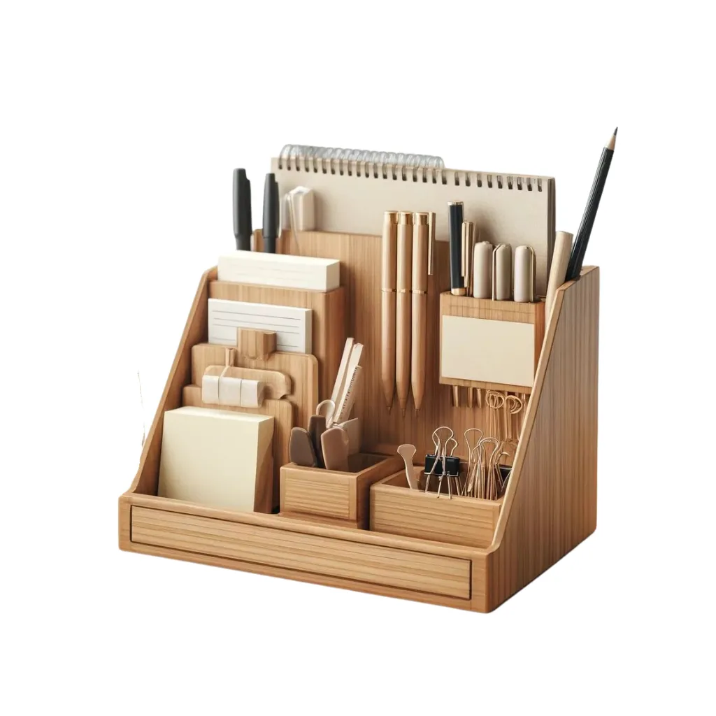 Wooden storage org.