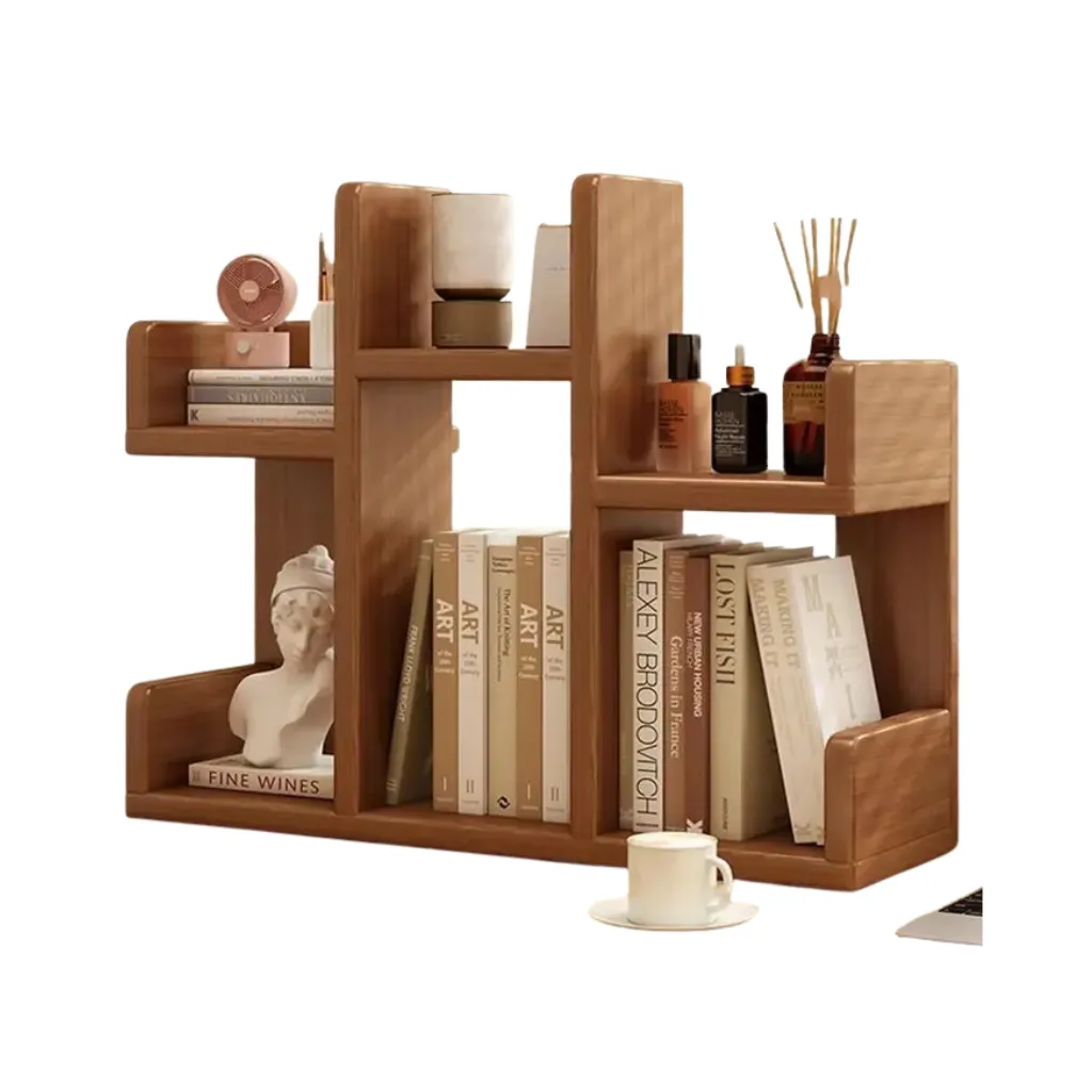 Wooden Desk Organizer for Office & Study Table | Multi-Purpose Desktop Storage Organizer - Image 3