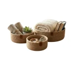 jute storage baskets