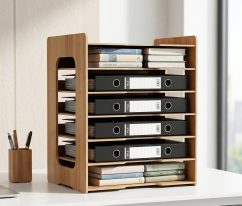 Wooden file holders