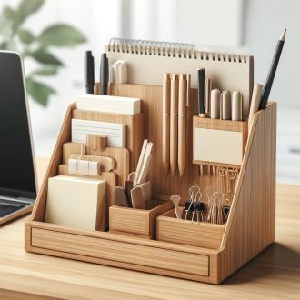 Bamboo stationery sets