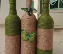 Jute Decorative Bottles