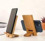 Wooden mobile stands